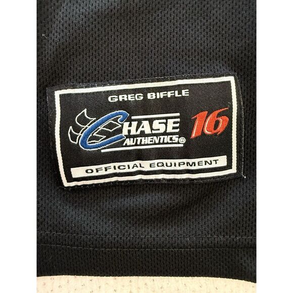 Chase Authentics Mens Medium Polo Shirt Greg Biffle Ameriquest Racing #16 NASCAR - Picture 6 of 12